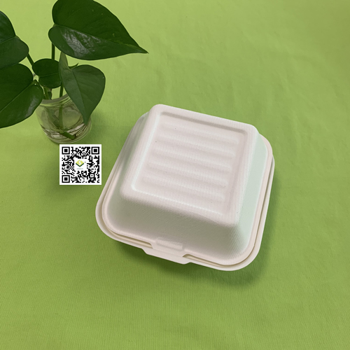 Suikerrietpulp voedselcontainer laden