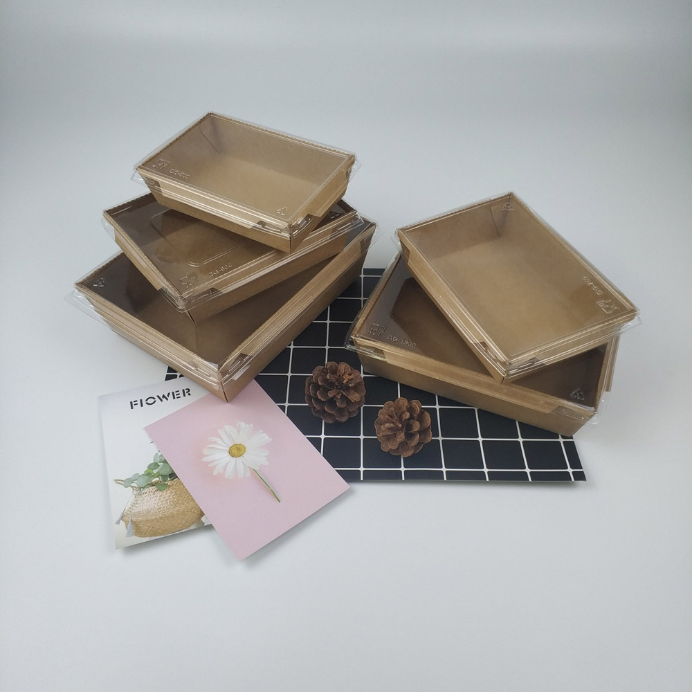 Kraftpapier dozen met venster