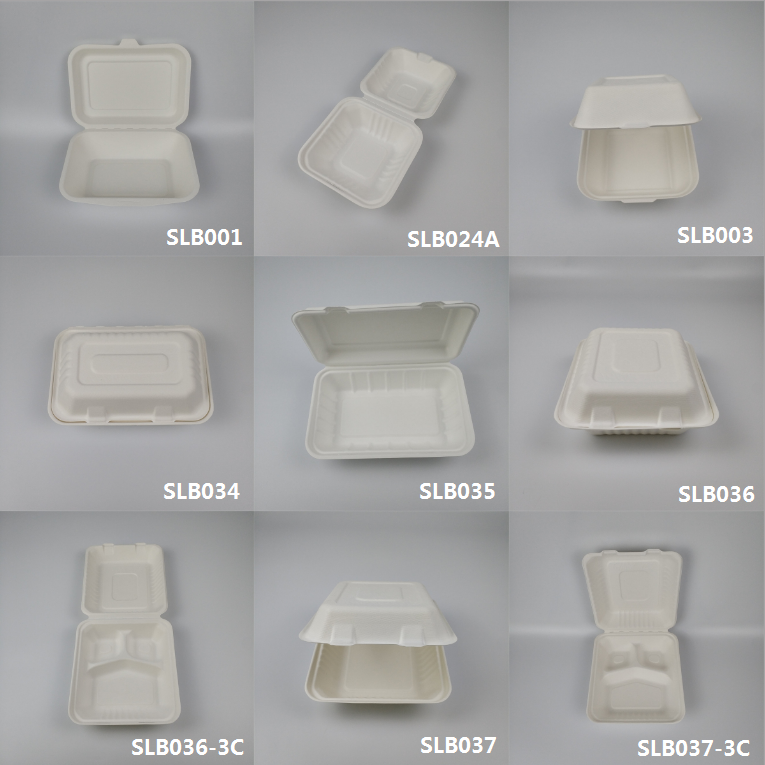 suikerriet bagasse afhaalvoedseldozen