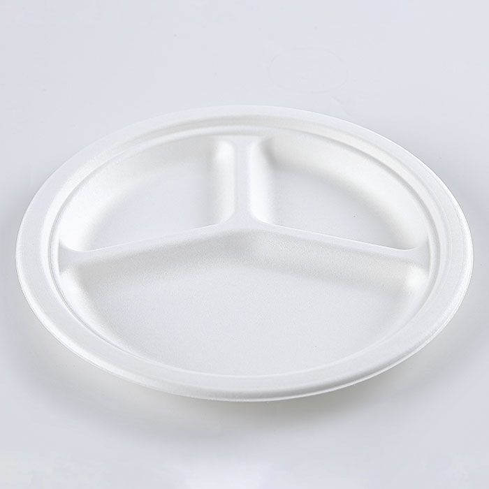 Hot-selling wegwerpvezel ronde bagasse plaat